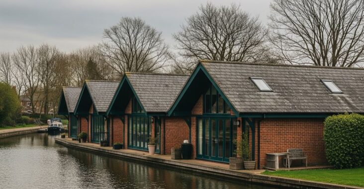 Canal Boathouses in Netherton for Weekend Getaways