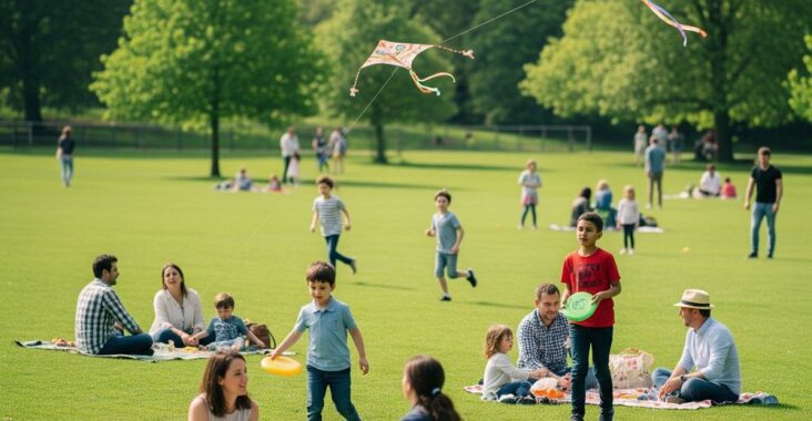 Green Public Parks in Netherton for Family Picnics